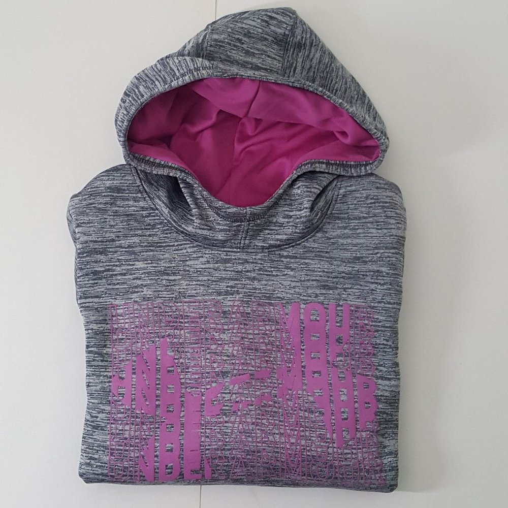 Girl's ARMOUR ARMOUR Hoodies & Sweatshirts Size YL Gray